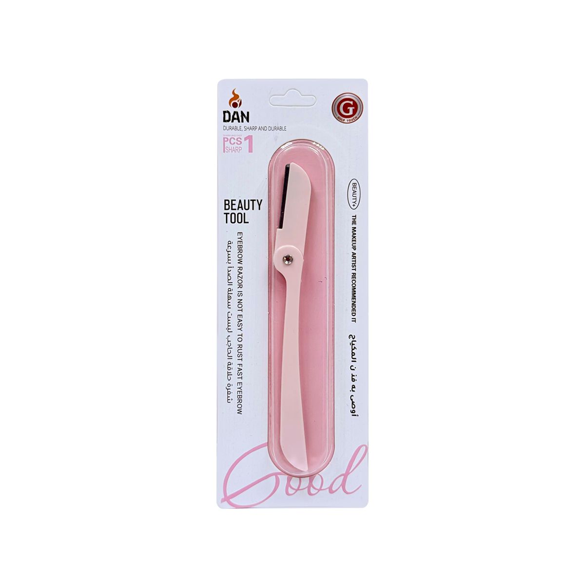 EYEBROW FLIP RAZOR PINK 1PC