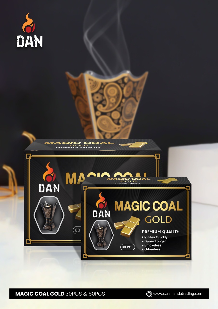 DAN MAGIC COAL GOLD 30 PCS 